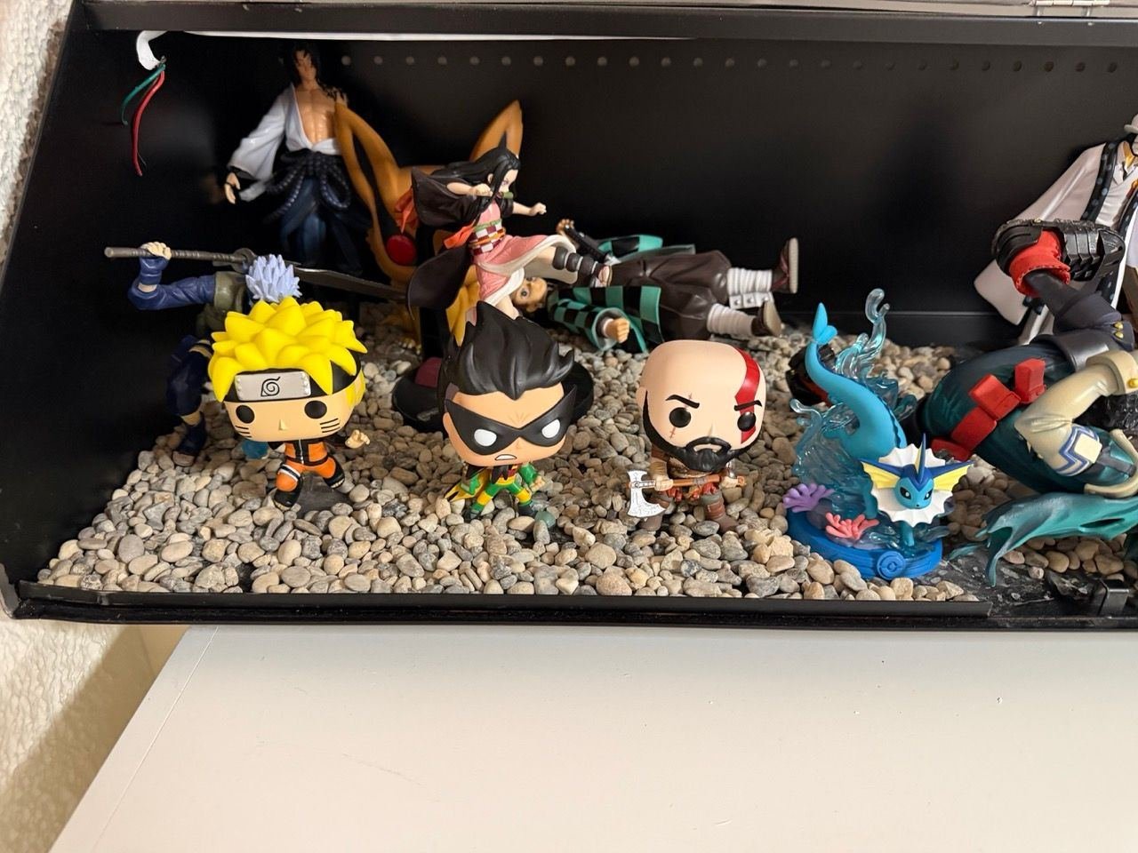 Lot de figurines - franchise japonais Mangas 20 pcs environ